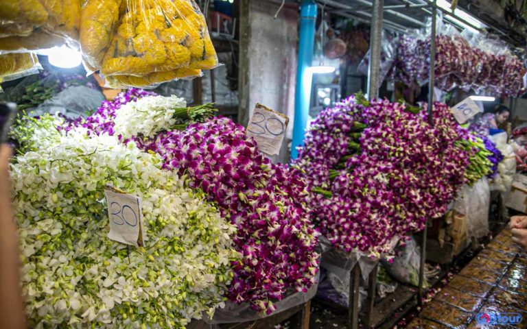 Цветочный рынок Pak Klong Talad